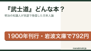 武士道 どんな本かを解説するアイキャッチ画像